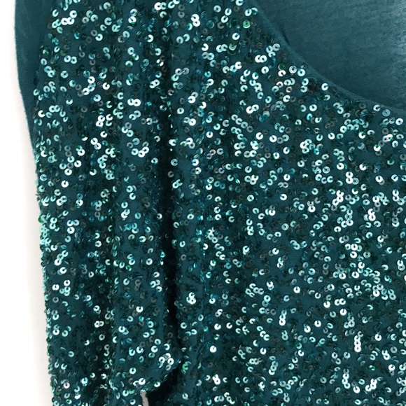 Loiza green sequin midi dress - Picture 3 of 8